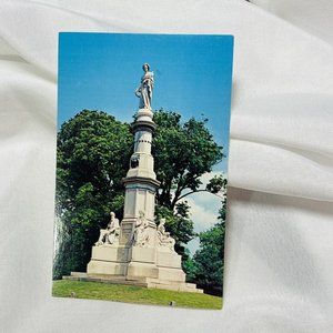 Vintage Soldiers National Monument Post Card Color Photo By Les Smith Unposted